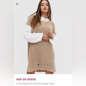 ASOS colorblock sweater dress - 6